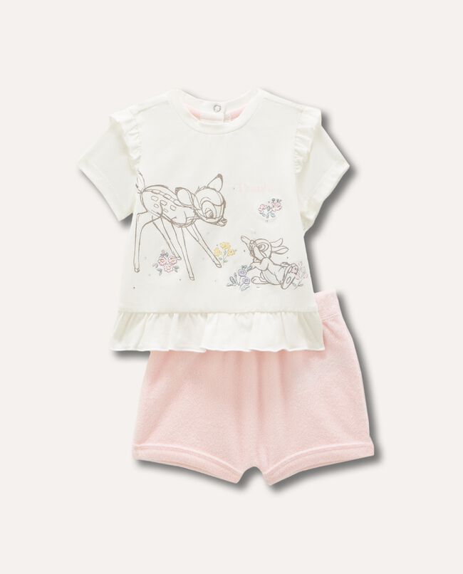 Set Bambi con ricami e stampa neonata carousel 0
