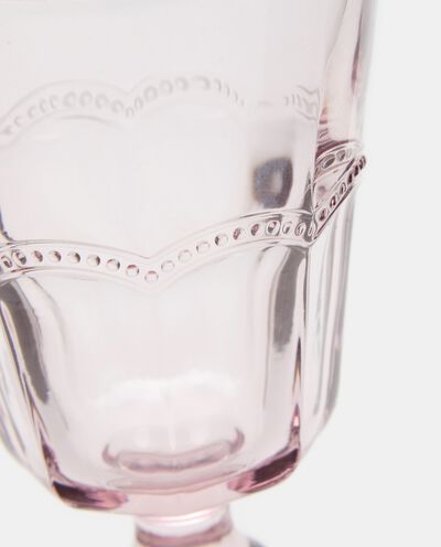 Calice vino in vetro decorato detail 1