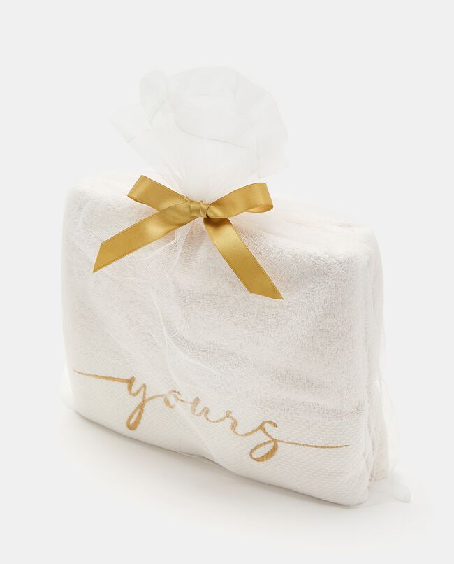 Gift bag set 4 asciugamani in puro cotone carousel 0