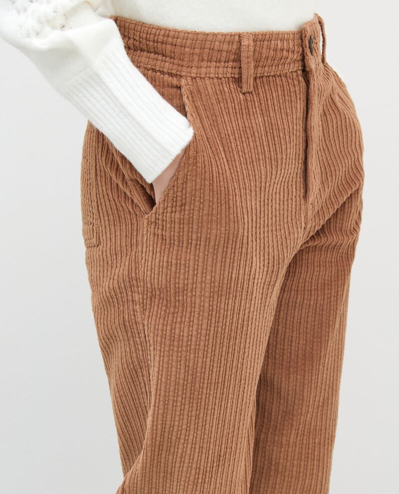 Pantaloni in velluto a coste di puro cotone donnadouble bordered 2 cotone