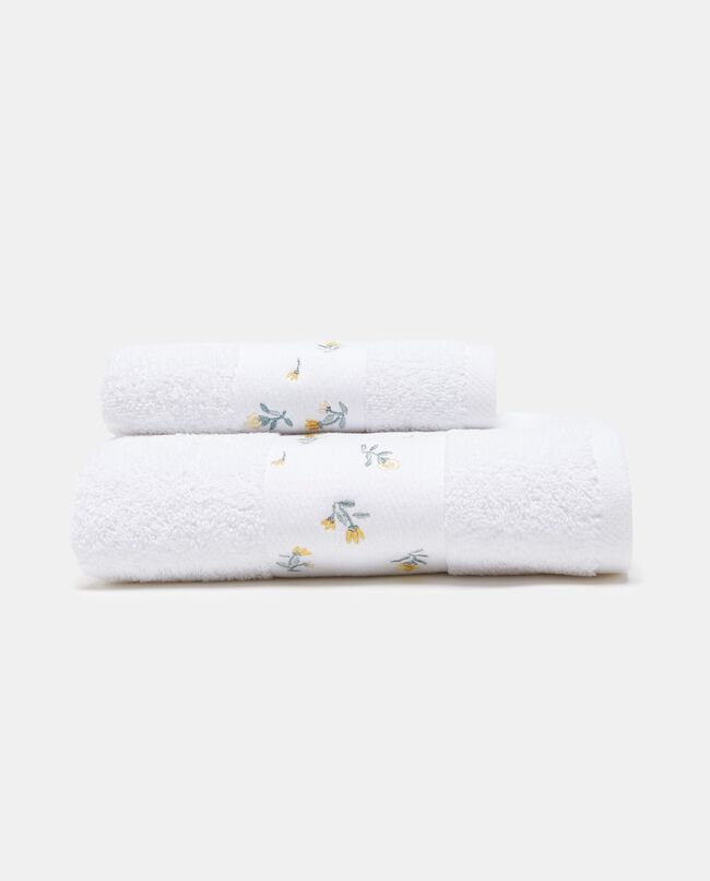 Set due asciugamani cotone e roselline carousel 0
