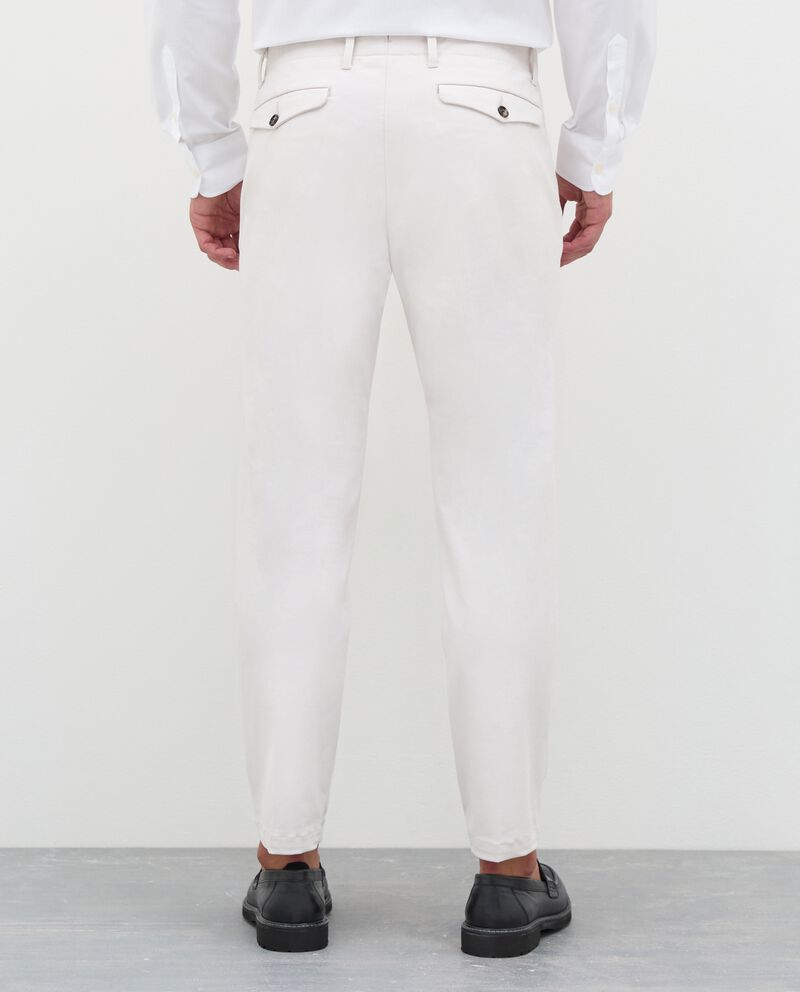 Pantaloni classici in jersey uomo single tile 1 cotone
