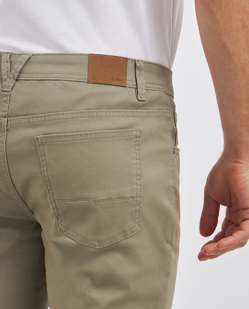 Pantaloni in puro cotone modello 5 tasche uomodouble bordered 2 