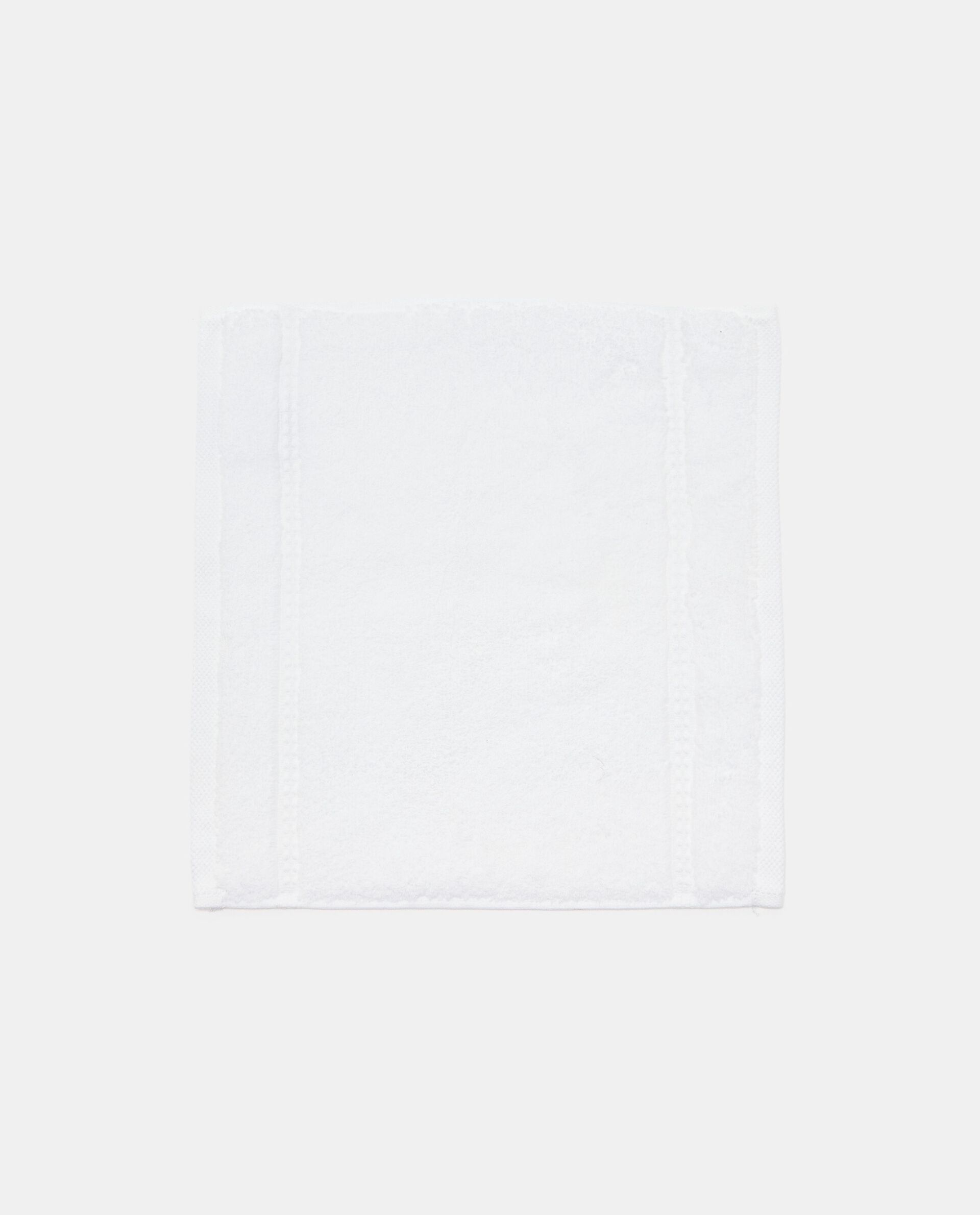 Asciugamano ospite con bordatura in puro cotone