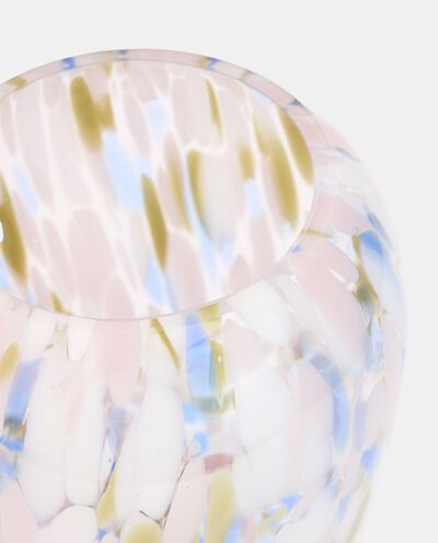 Vaso in vetro maculato multicolor detail 1