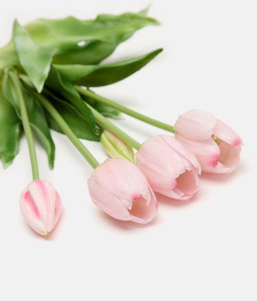 Tulipani rosa in plastica double 2 