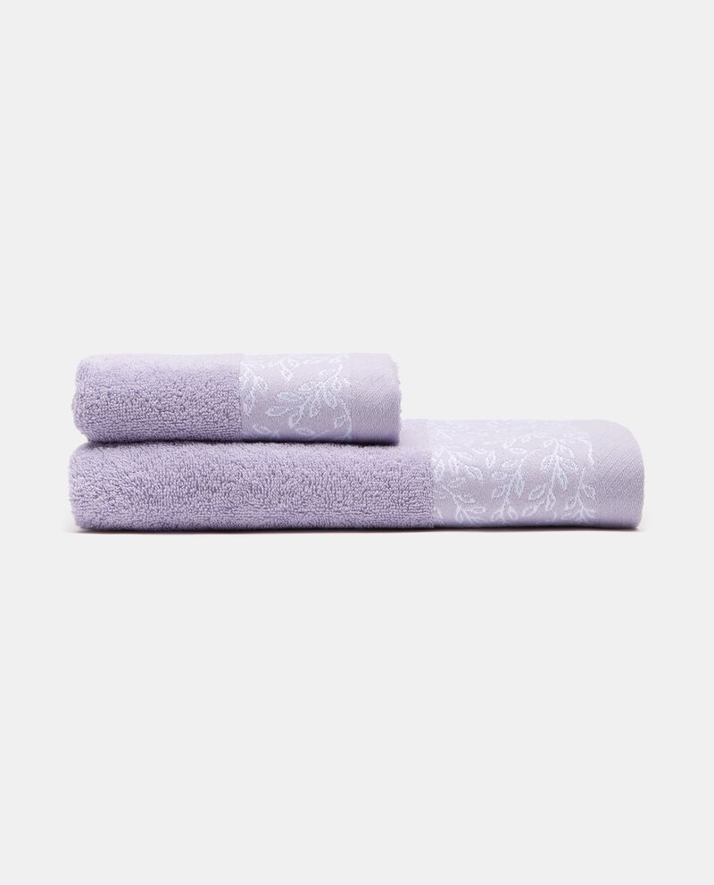 Asciugamano in puro cotone con motivo ramage cover