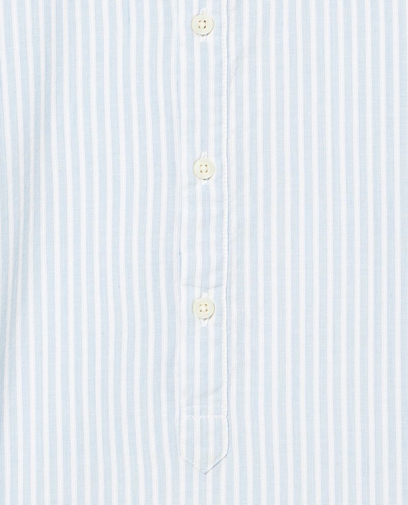 Camicia coreana in misto lino ragazzo single tile 1 cotone