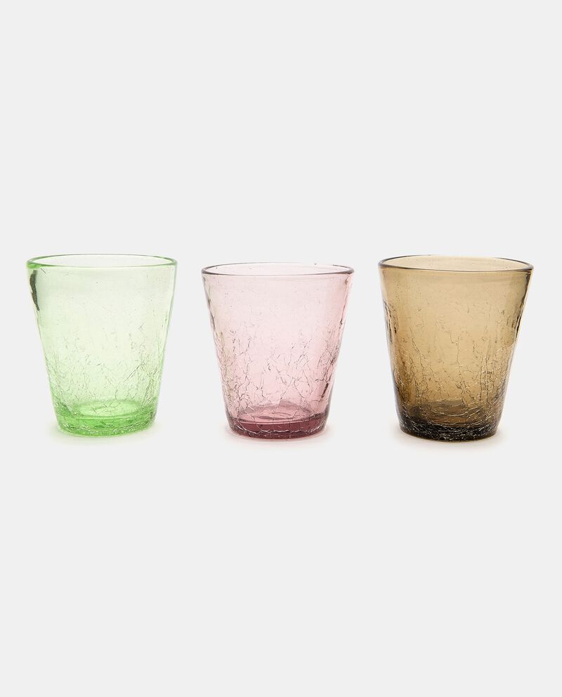 Set 3 bicchieri in vetro colorato cover