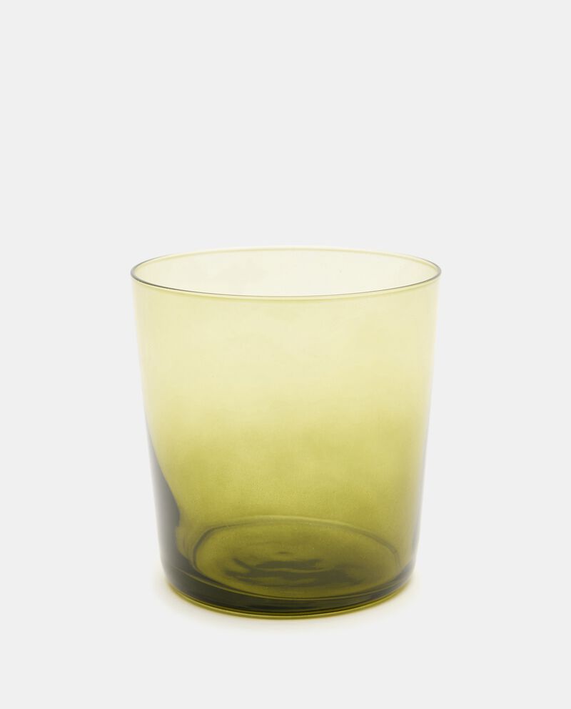 Bicchiere in vetro verde single tile 0 