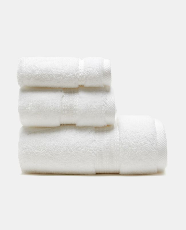 Asciugamano ospite con bordatura in puro cotone carousel 0
