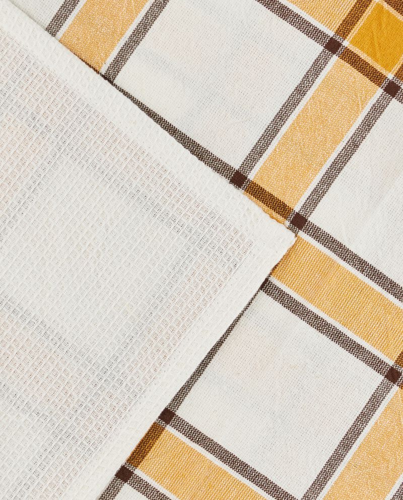 Set 2 strofinacci in puro cotone lavato single tile 1 