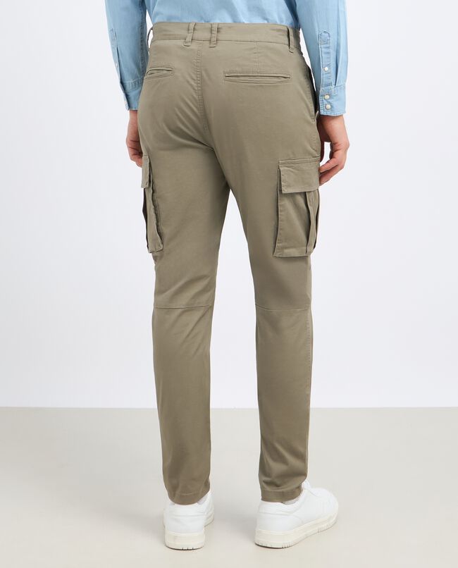 Pantaloni cargo in puro cotone uomo carousel 0
