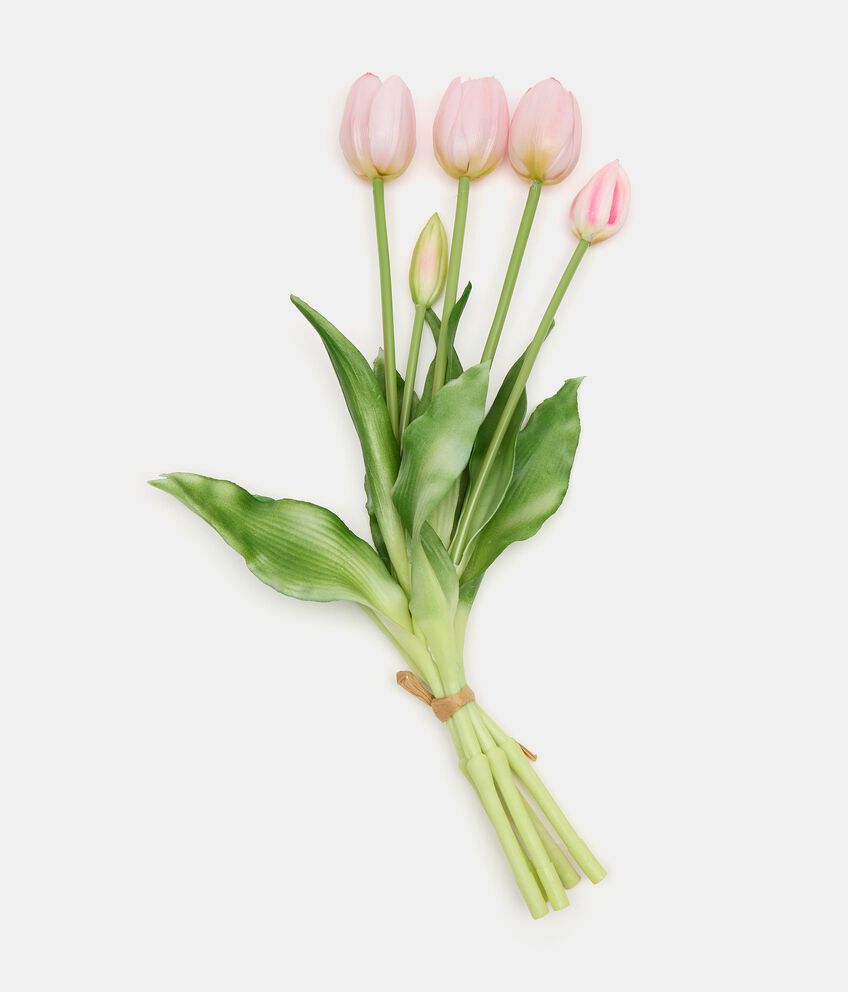 Tulipani rosa in plastica double 1 