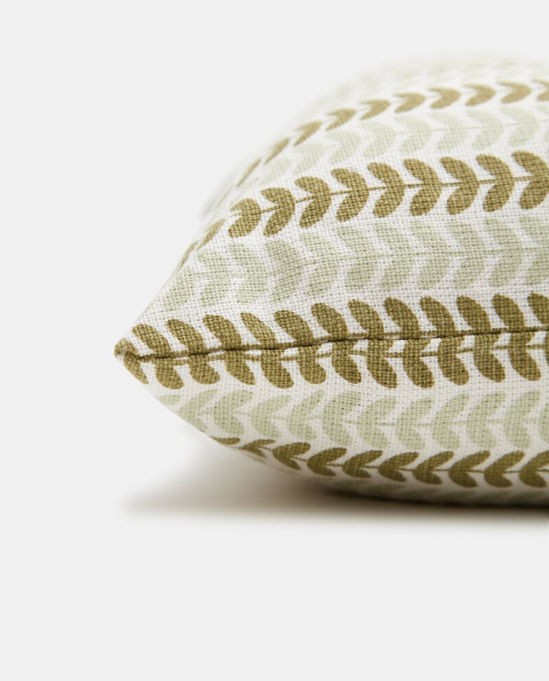 Cuscino coprisedia quadrato con stampa foglie single tile 1 cotone
