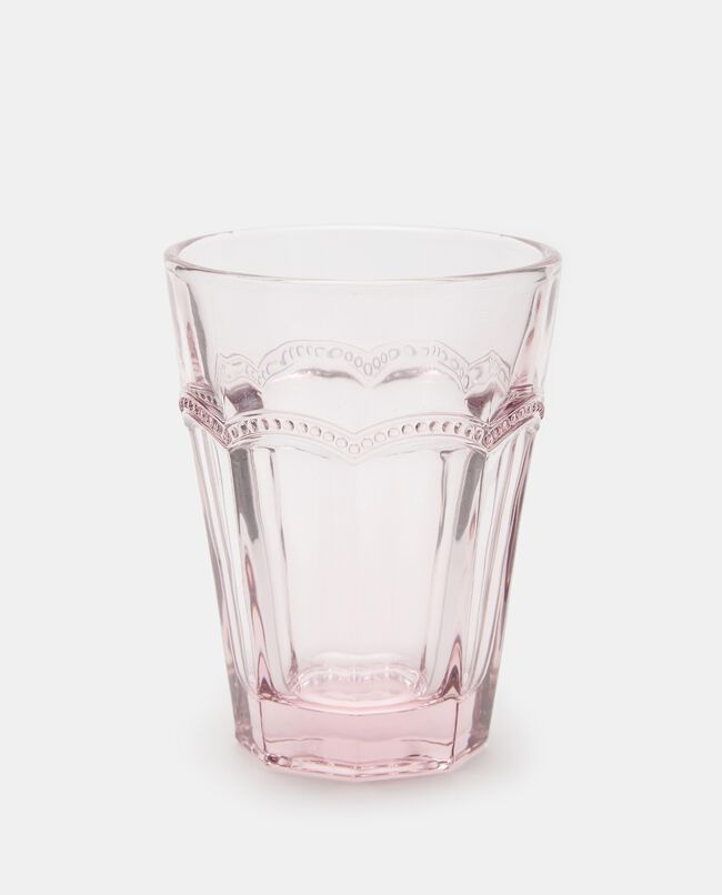 Bicchiere acqua in vetro decorato carousel 0
