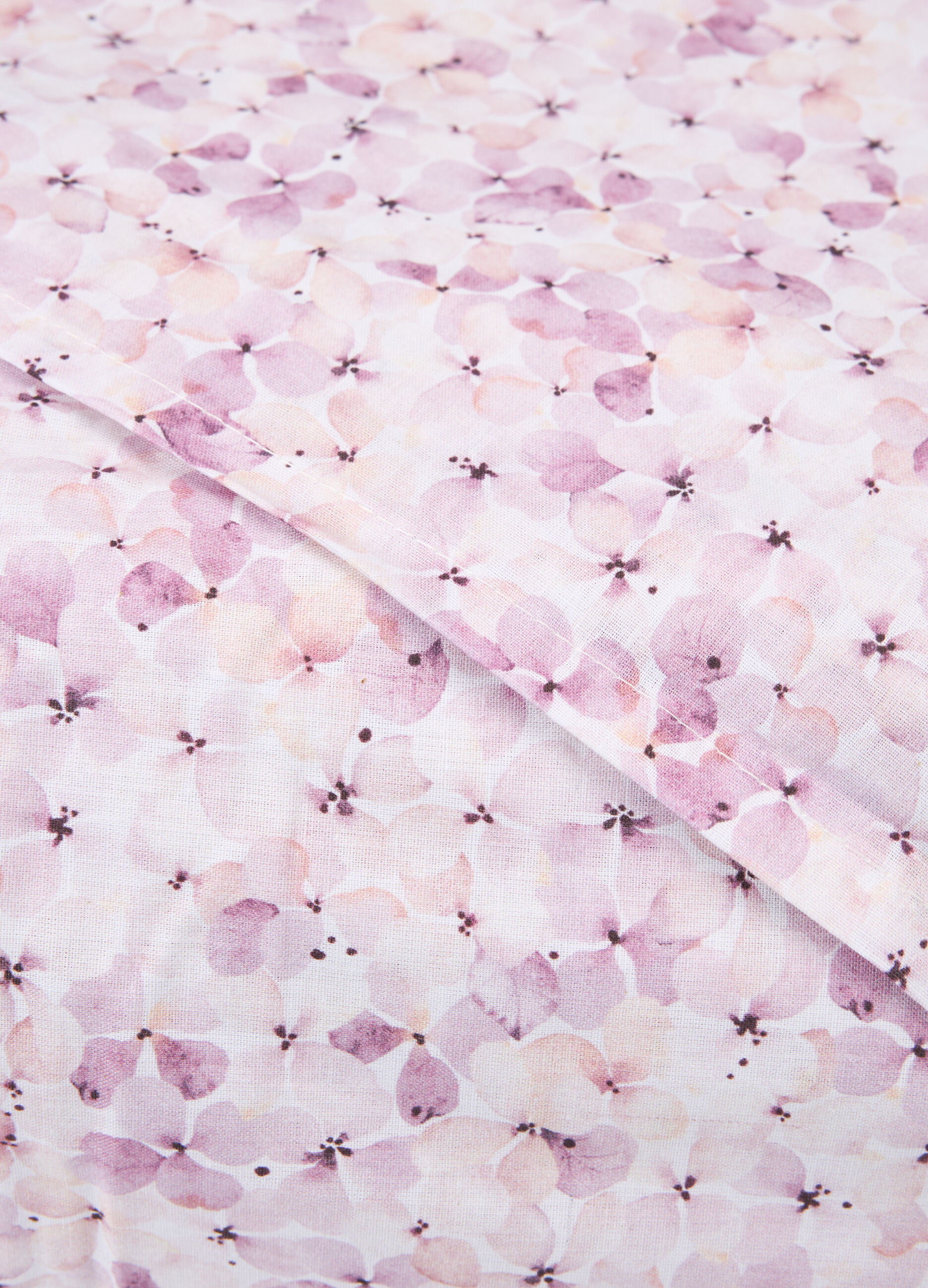 Parure lenzuolo singolo con stampa a fiori_1