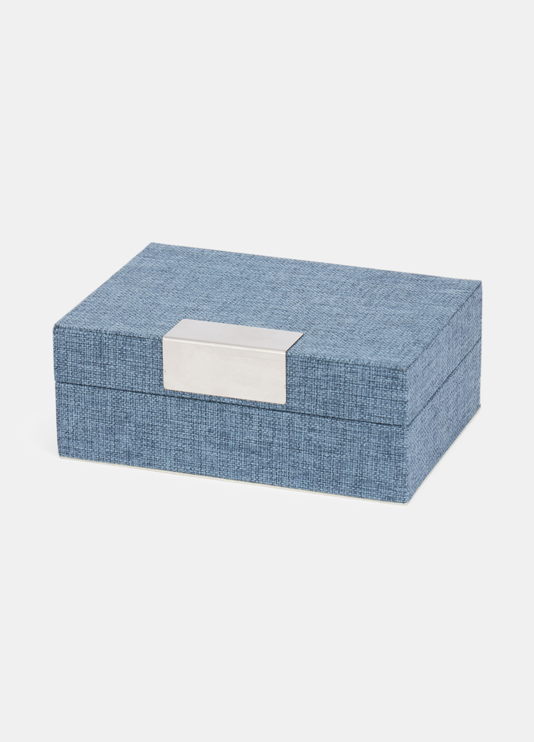 Jewellery box in textured fabric_0