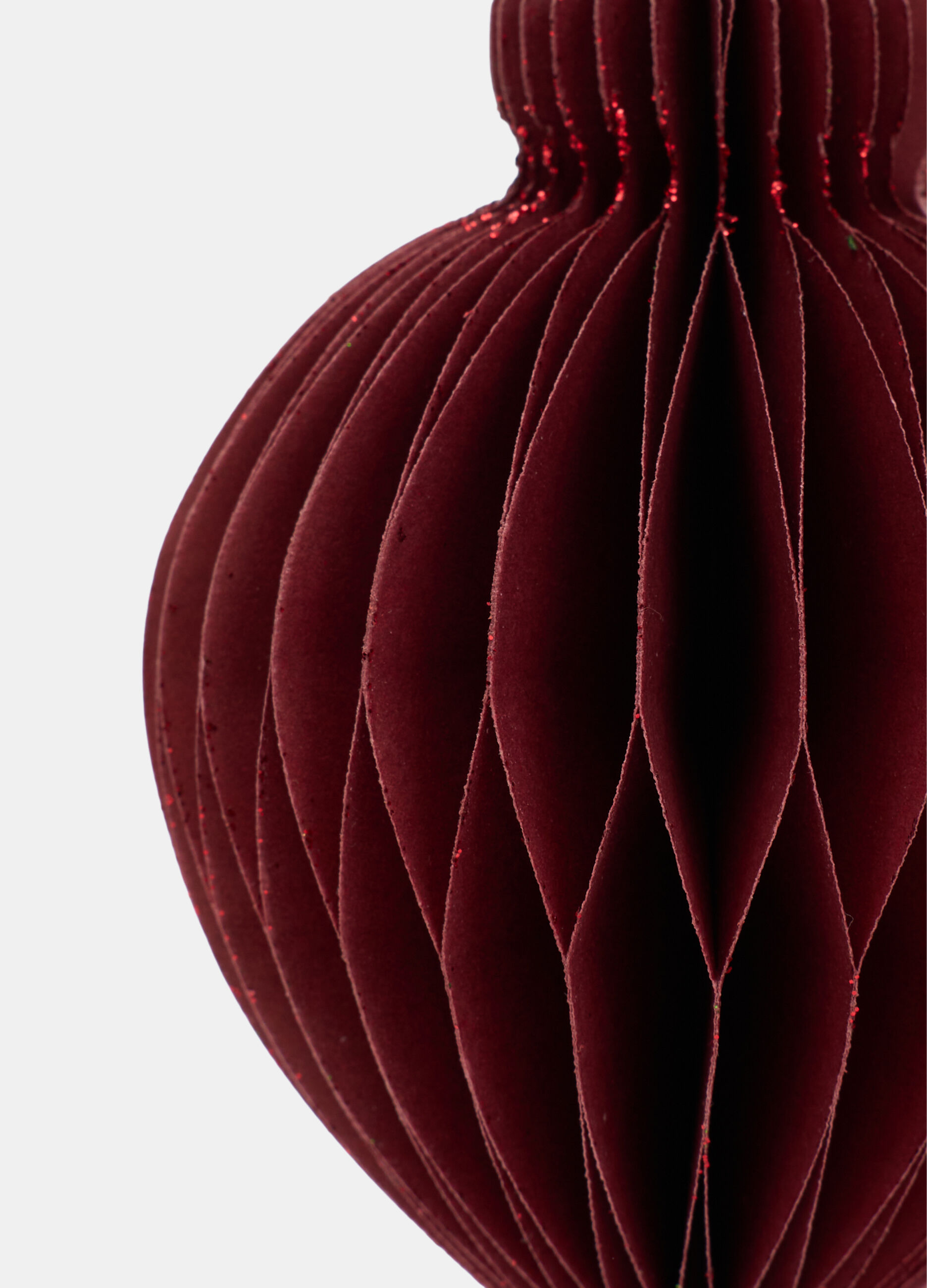 Ornamento a goccia per albero di Natale in carta_1