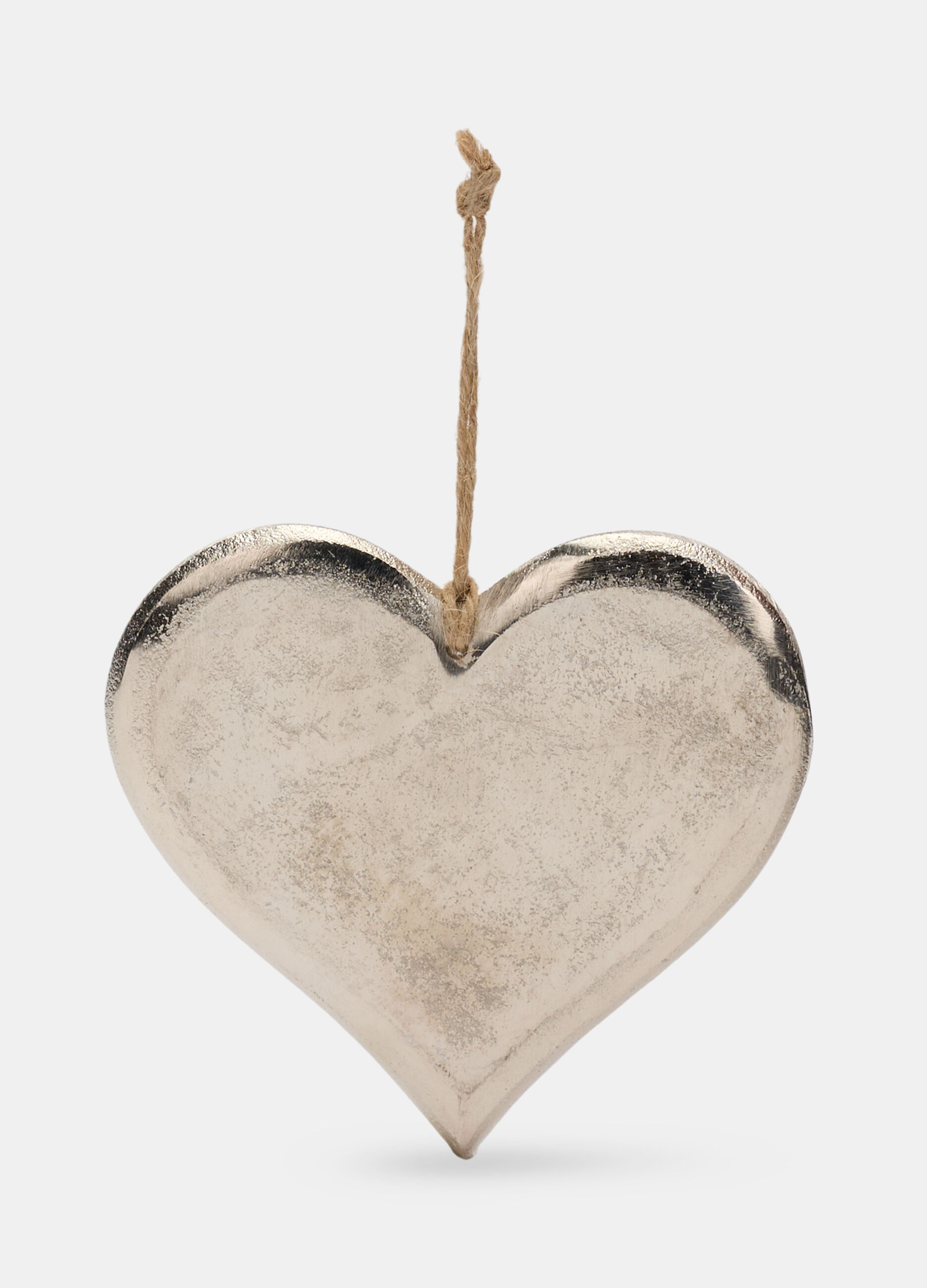 Ornamento cuore grande in metallo anticato_0