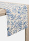 Floral table runner in 100% cotton_0