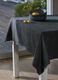 Solid colour linen-effect tablecloth_0