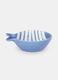 Ciotolina a pesce in ceramica a righe_0