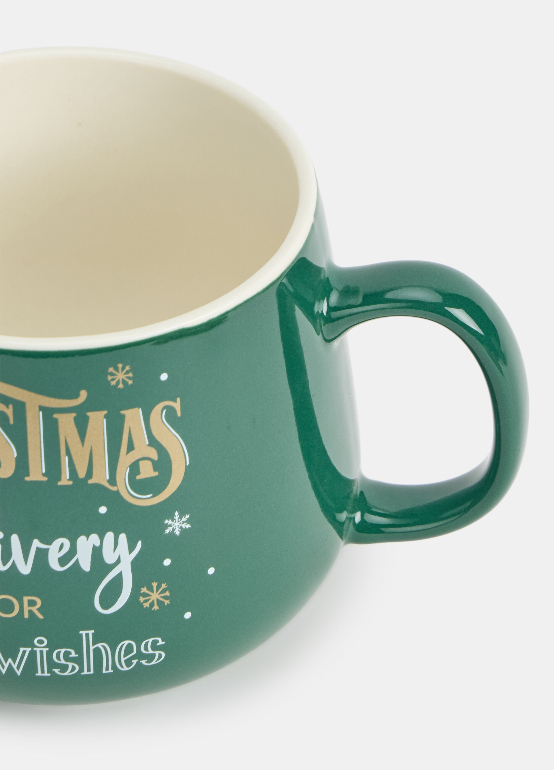 Tazza Christmas Delivery in ceramica dipinta_1