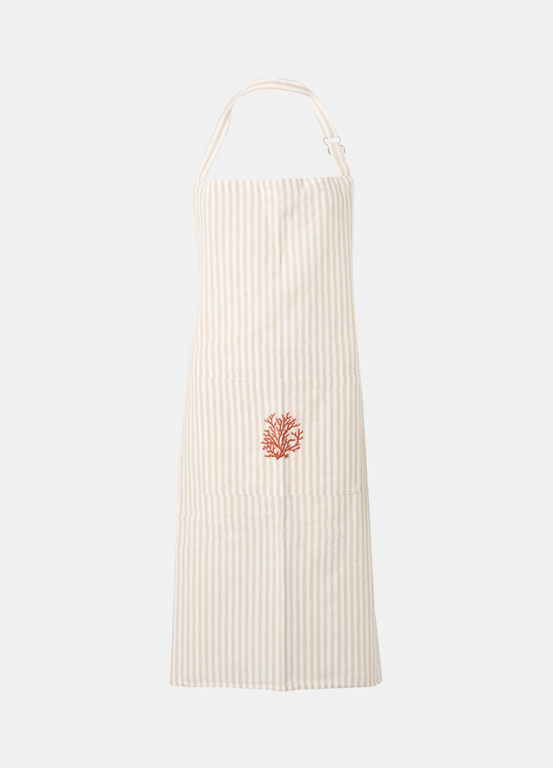 Grembiule da cucina in cotone con ricamo_0