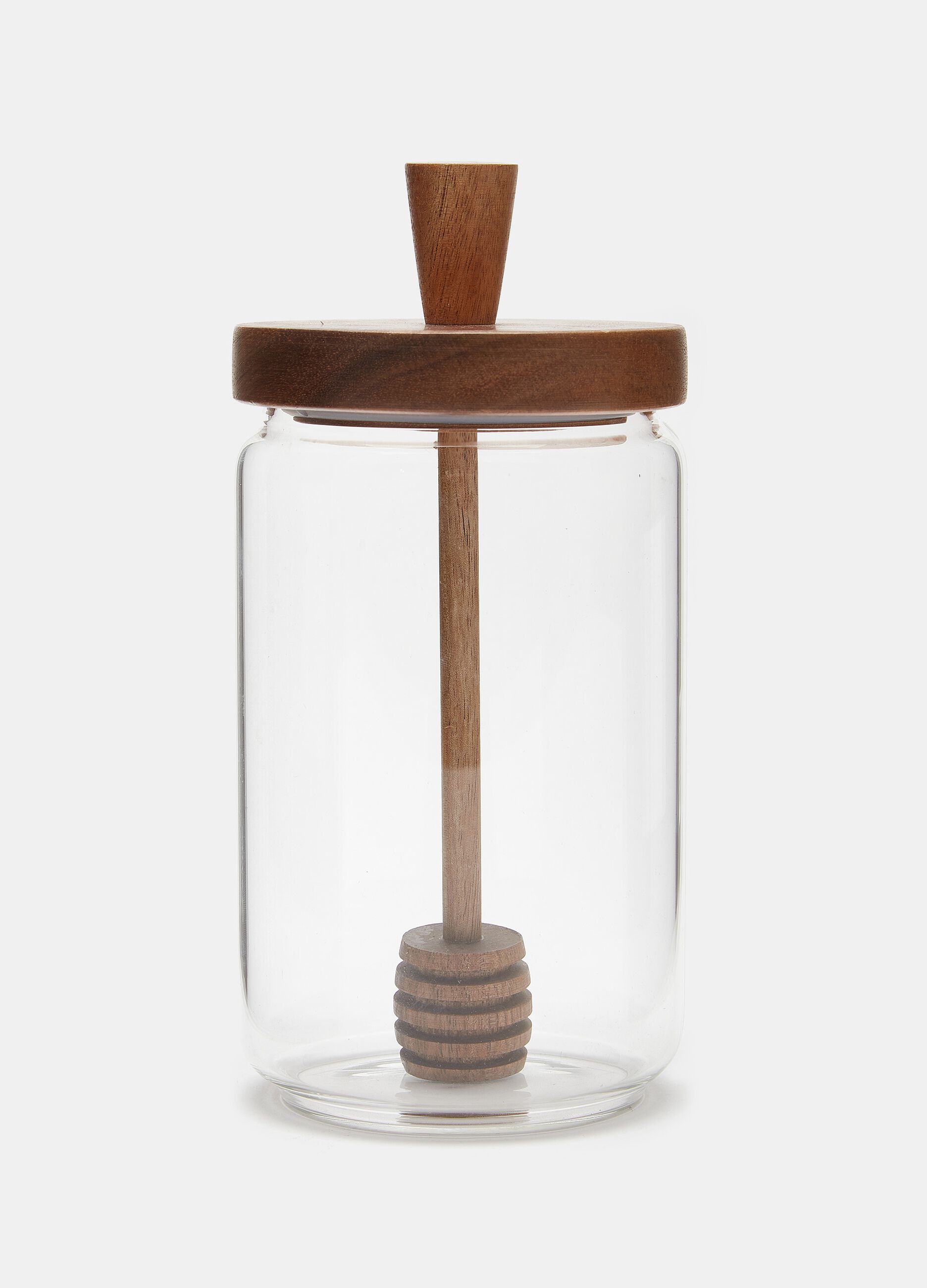 Vasetto per miele con dosatore in acacia_0