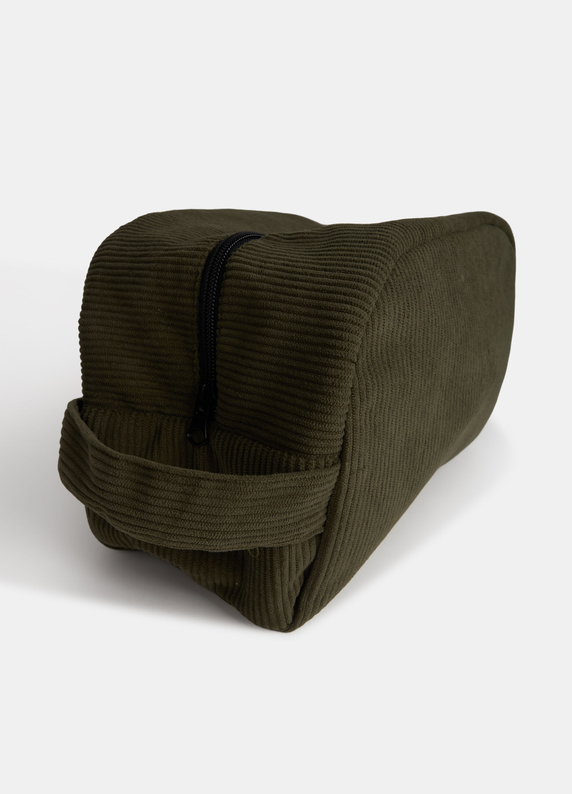 Pochette grande in velluto a costine