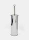 Chrome-plated toilet brush in steel_0