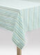 8-Seater tablecloth in striped cotton_0