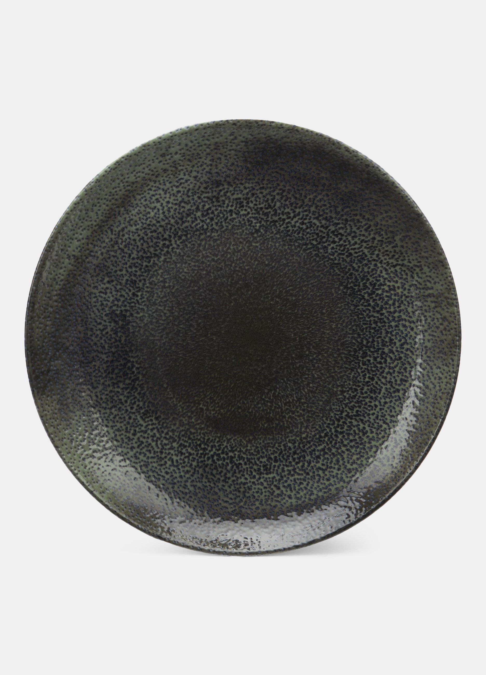 Piatto piano in ceramica Made in Italy_0