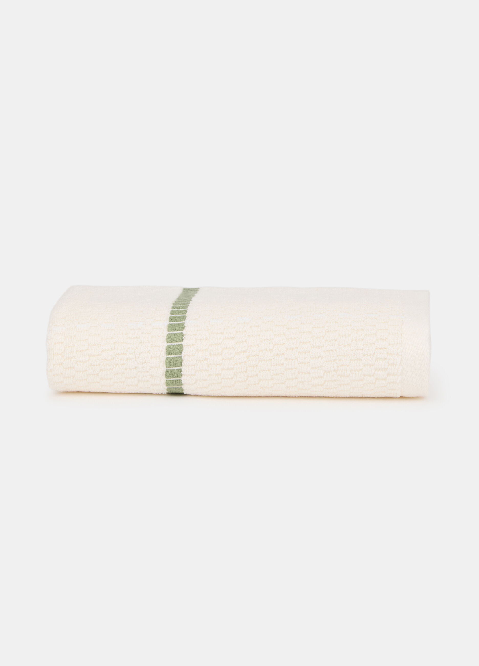 Asciugamano da bagno in cotone con righe multicolore_0