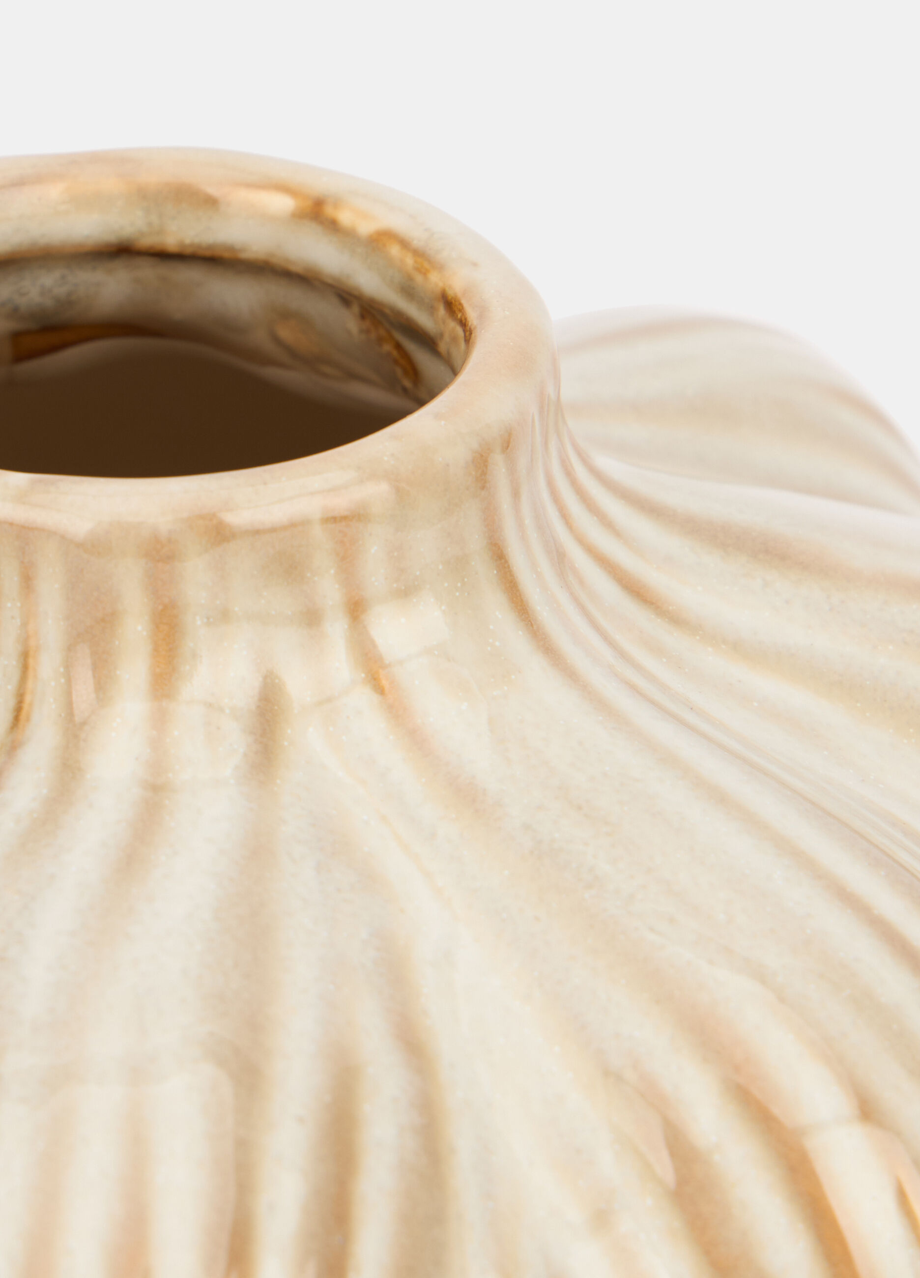 Vaso in ceramica scanalata_1