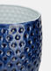 Vaso metallico blu texturizzato_1