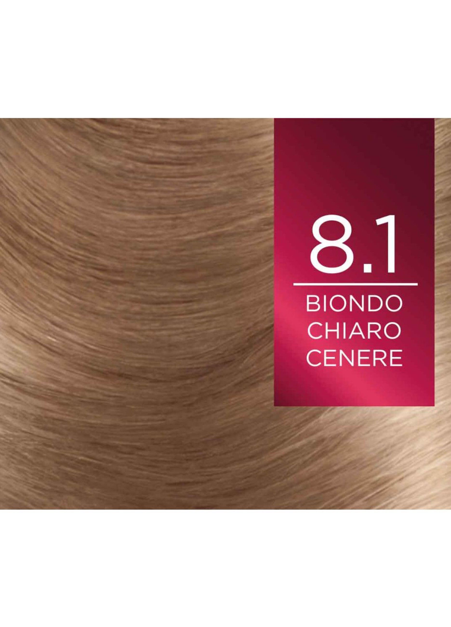 L'Oréal Paris Tinta Capelli Excellence, Copre i capelli bianchi, colore ricco, luminoso e a lunga durata, 8.1 Biondo Chiaro Cenere.