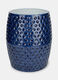 Vaso metallico blu texturizzato_0