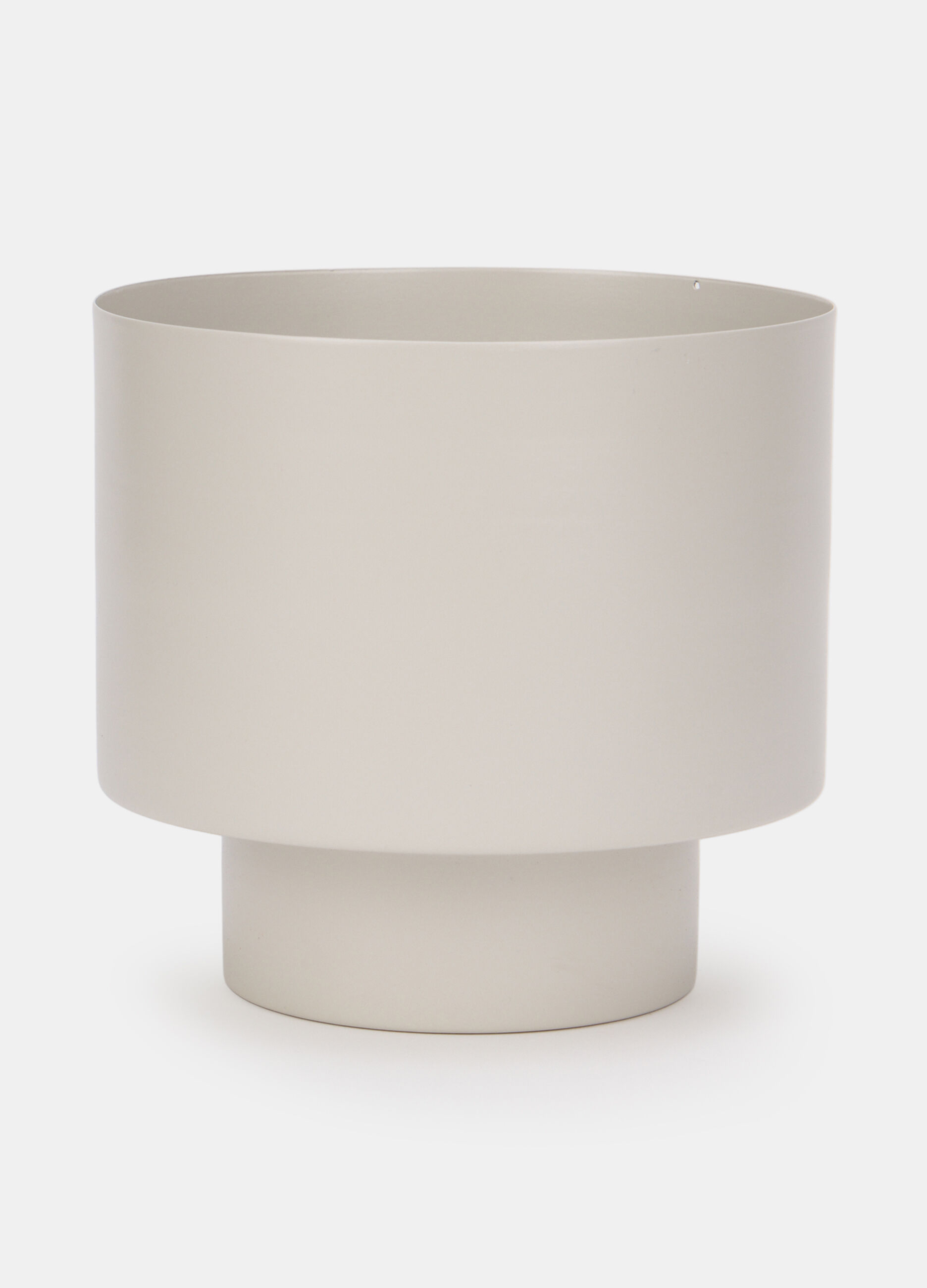 Vaso rotondo da giardino in metallo_0