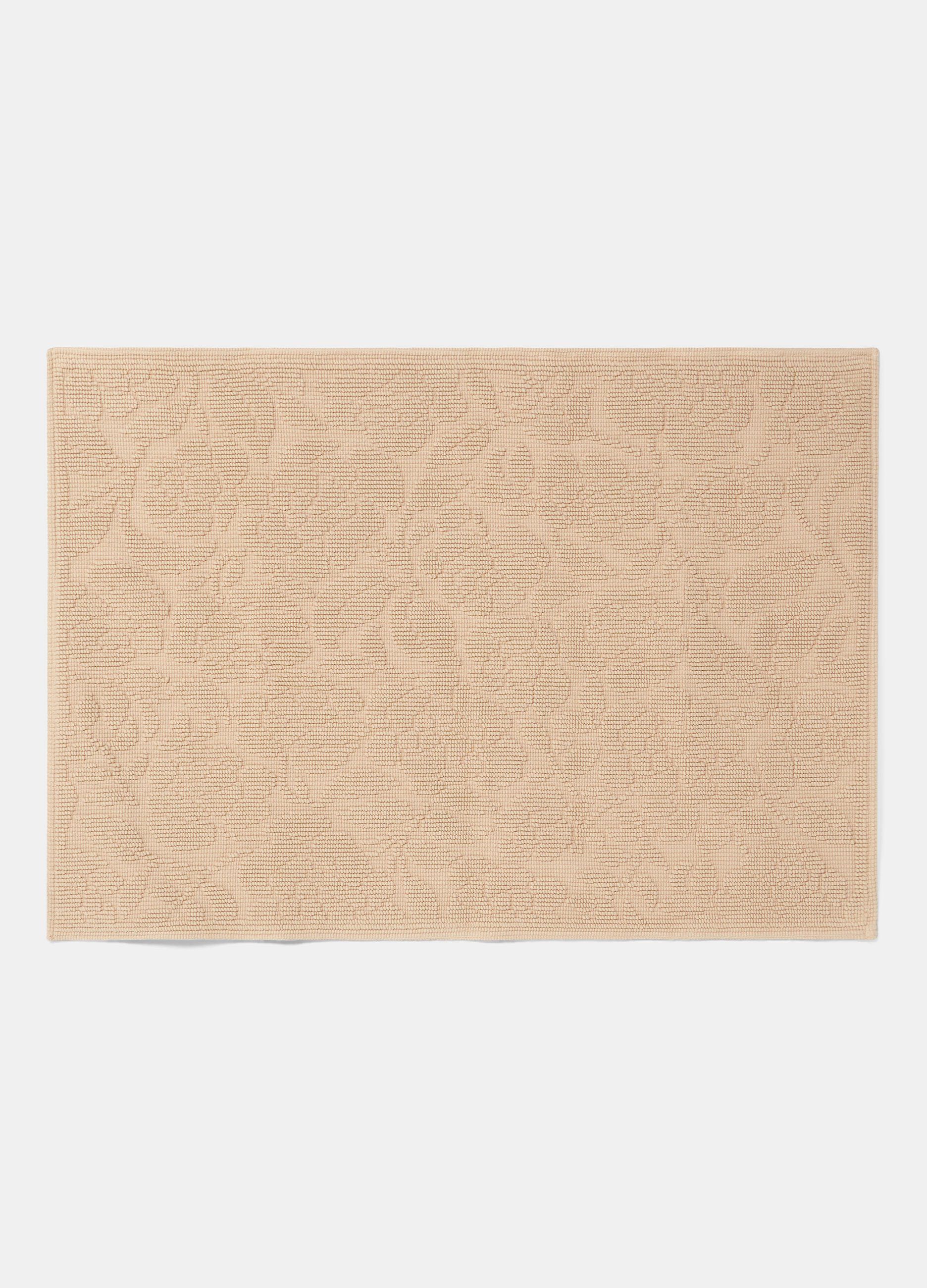 Tappeto in puro cotone jacquard Made in Portugal_0