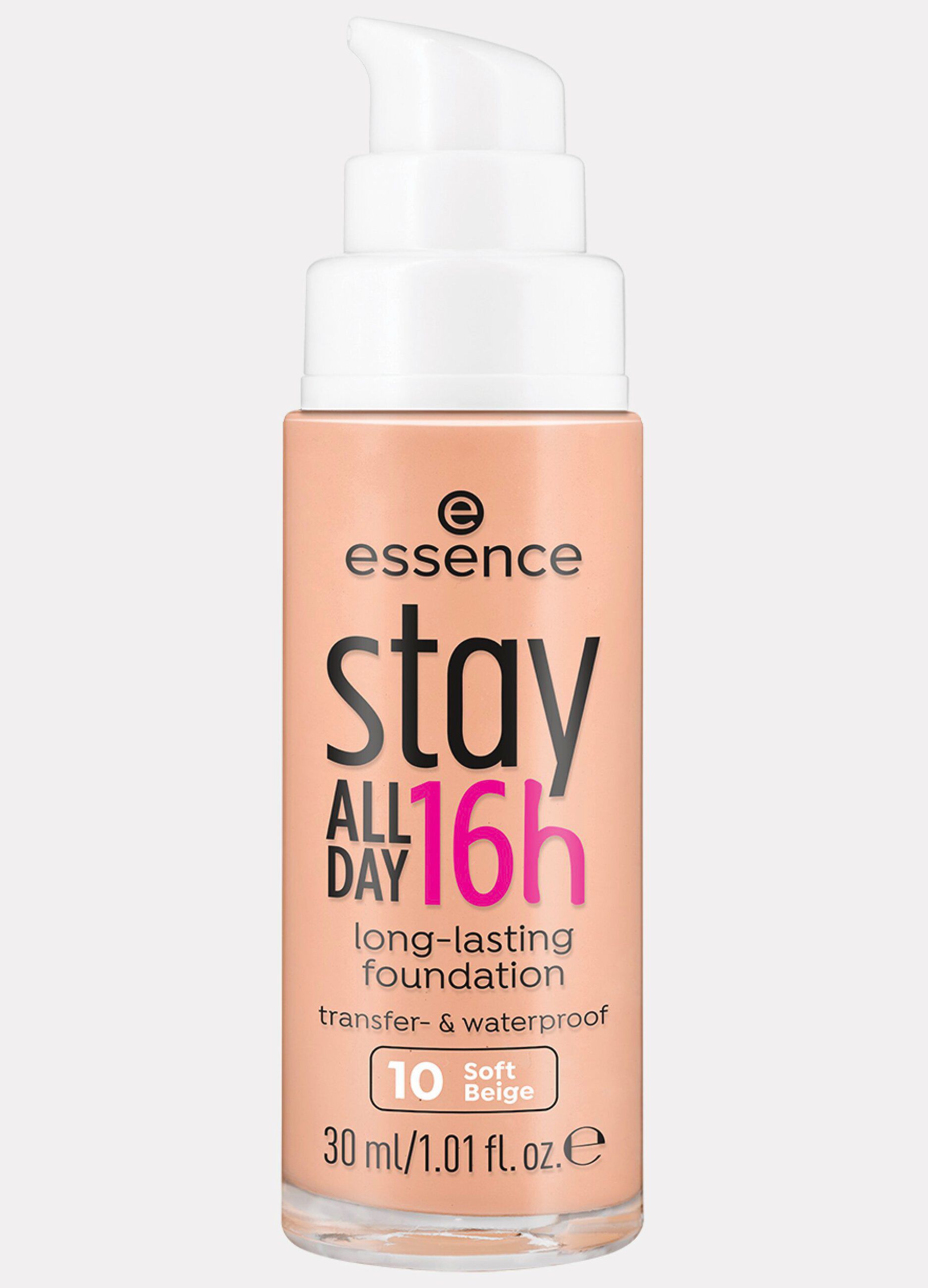 Essence stay all day 16h long-lasting fondotinta viso 10
