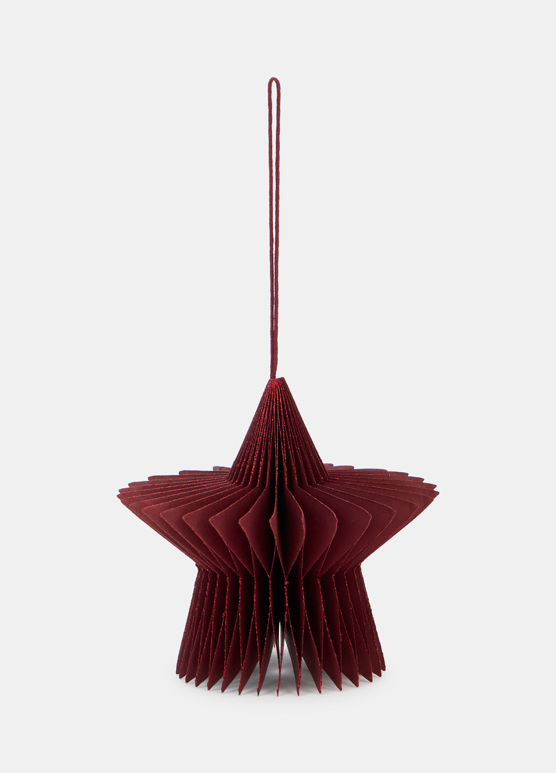 Ornamento a stella per albero di Natale in carta_0