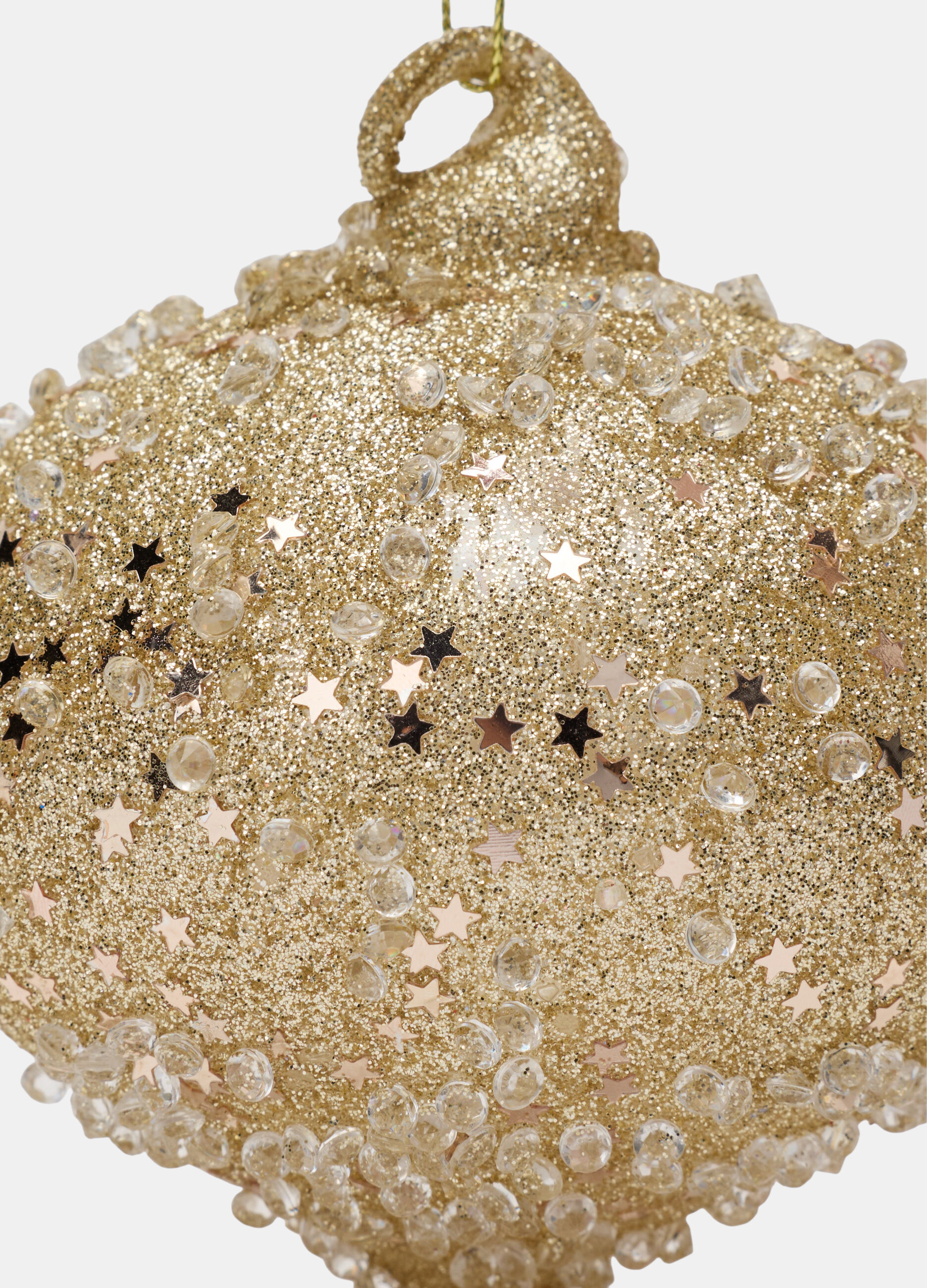 Pallina a goccia con glitter e perline in vetro_1