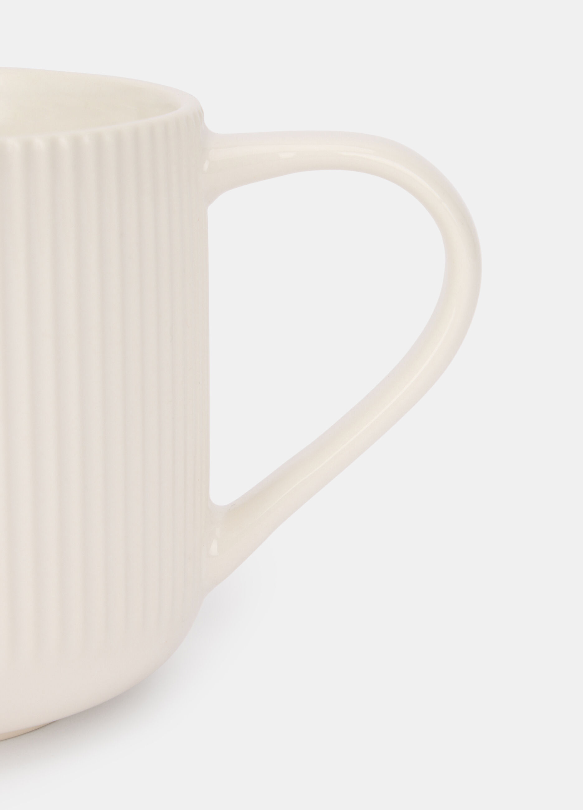 Tazza mug in ceramica con scanalature_1