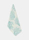 Strofinaccio in cotone con stampa corallo_0