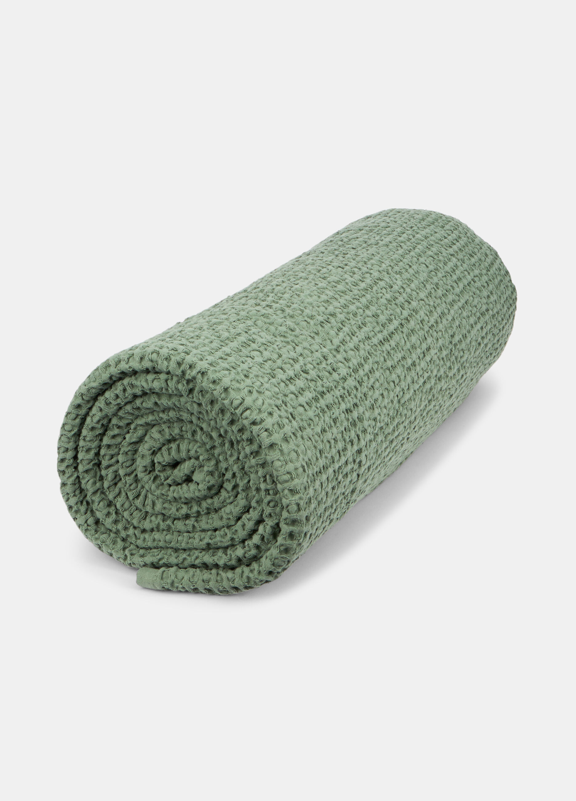 Coperta singola in cotone a nido d'ape_0