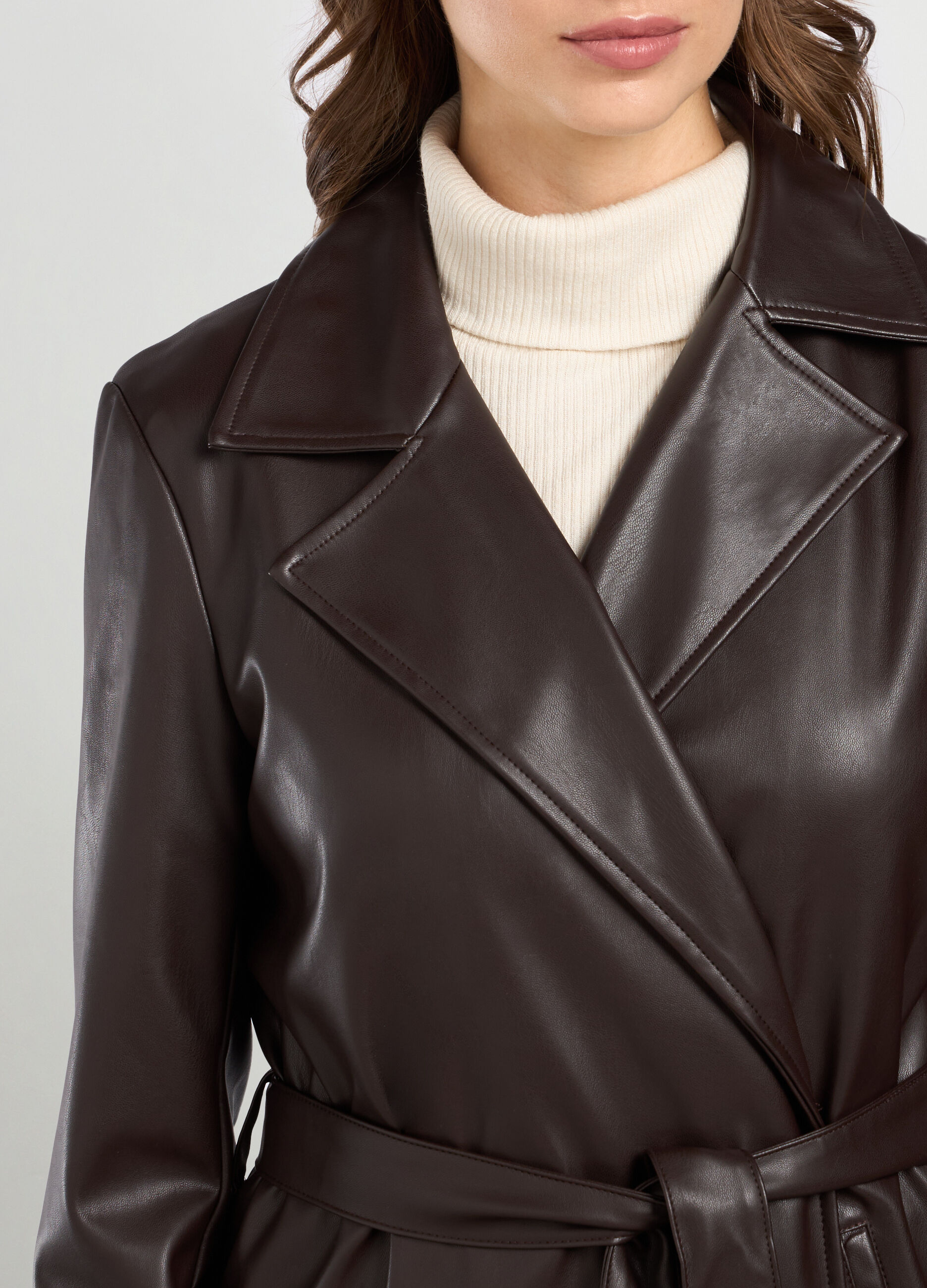Leather Coat Conbipel Cappotto Pelle Leather Coat Conbipel Area 12