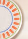 Piatto da pizza in ceramica con orlo decorato_1
