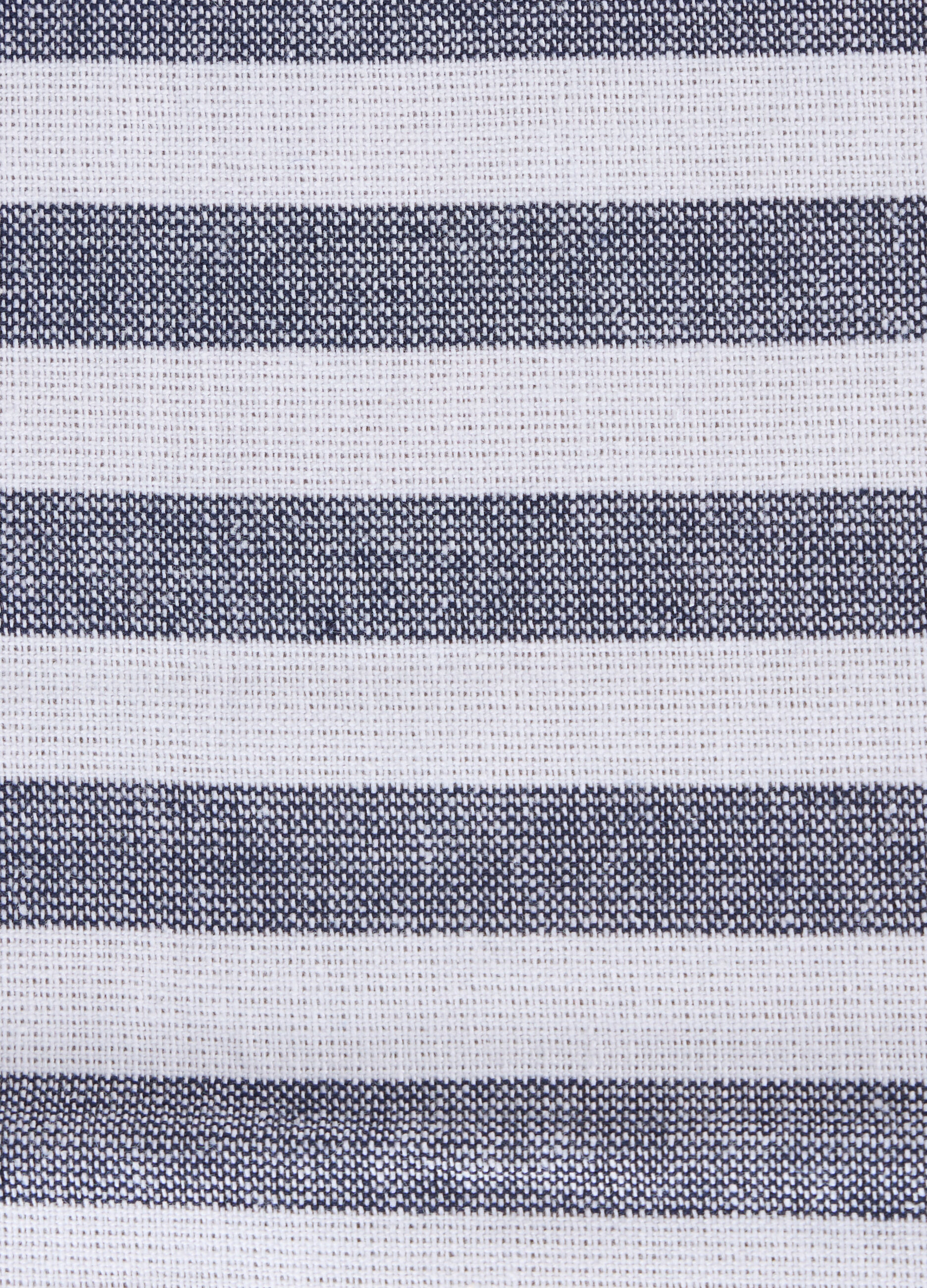6-place tablecloth in striped cotton with trim_1